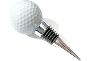 Gold/Siver/Rose Gold/Black/White color Real Novelty Golf Ball red wine bottle stopper, wine top decoration, ideal gift for wi