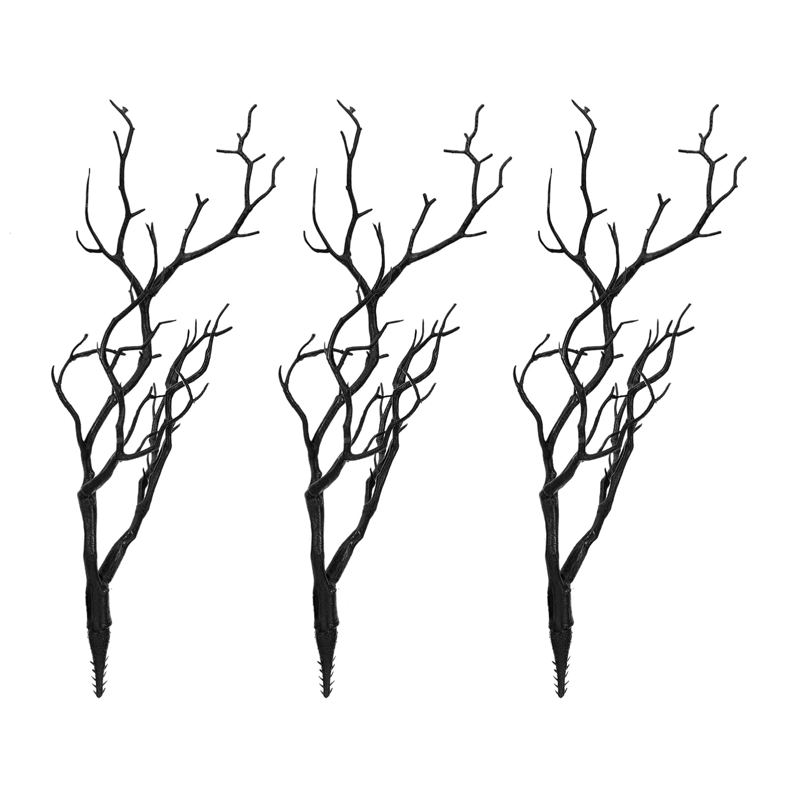 NOLITOY 3pcs Simulation Branch Diy Antler Hairband Fake Branches for Horror Movie Decor Christmas Accessories