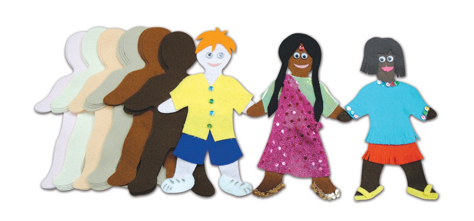 Springboard 10274 Pre-Cut Felt People (Pack of 30), 180 mm