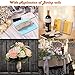 6 Pieces Burlap Ribbon, Natural Jute Fabric Ribbons Rolls Set, Multiple Styles for Arts Crafts DIY Gift Wrap Wedding Party Home Decoration