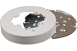 Legrand Wiremold V5738A Metal Raceway for Extending Power, 500 and 700 Series, 5 1/2" Diameter Solid Base Fixture Box, 1" Dee