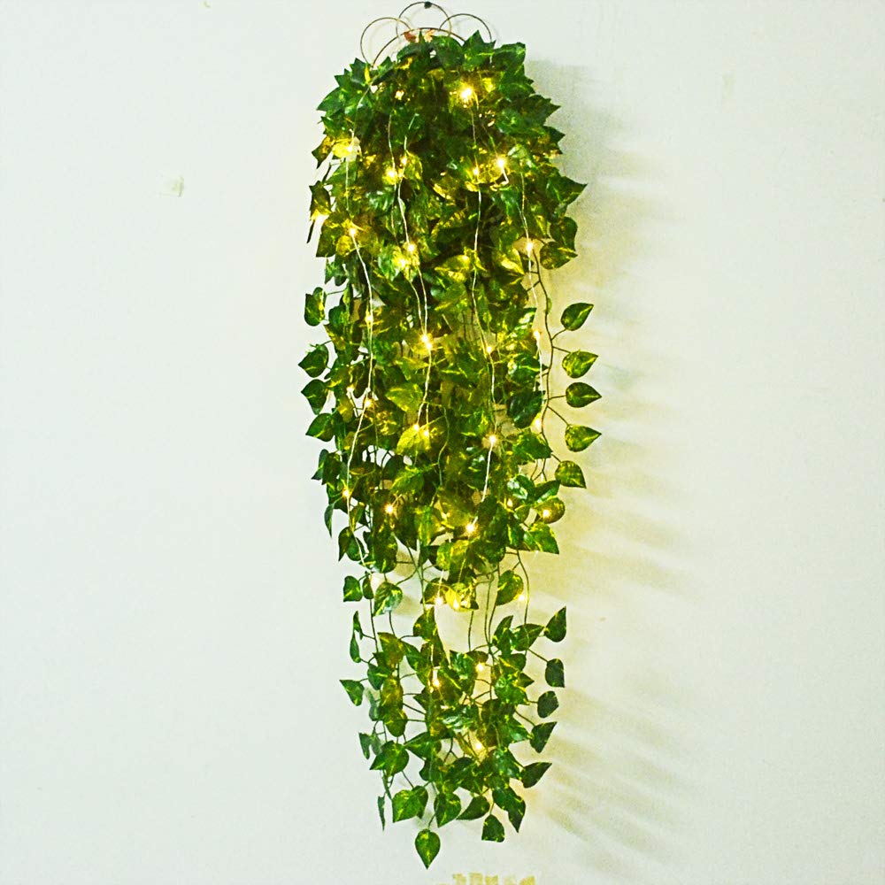 ZeroIn 4 Pack 39.4 Ft Artificial Ivy Garland with Light