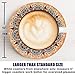 Absorbent Coaster For Drinks - 8 Pack Large 4.3