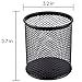 MaxGear Pen Holder Mesh Pen Holders Metal Pencil Holders Pen Organizer Pencil Holder for Desk Office Pencil Holders 3 Pack for 3 Colors: Green/Blue/Black