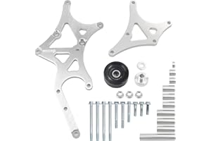 WNSEU Driver Side Alternator/Power Steering Pump Bracket Compatible with Chevy Silverado GMC Sierra Yukon Tahoe Express Suburban 1500 2500 3500 1999-2014