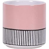 Blue Sky Ceramic Calvin 6.5" Flower Pot, Multi Color