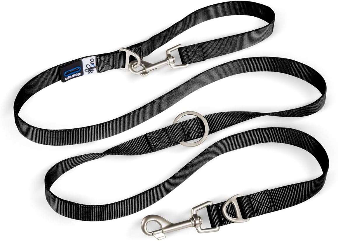 Adjustable Leash Nylon Black M