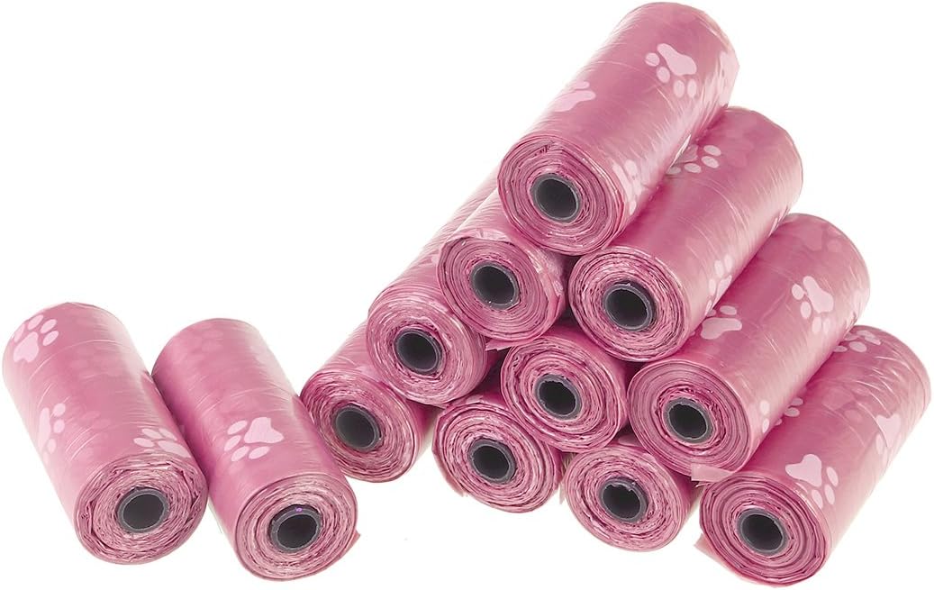 UEETEK 180Count Pet Waste Bags Dog Poop Bags Unscented Biodegradable