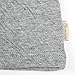 Charm Baby Boys Slouchy Beanie - 100% Organic Cotton Soft Hypoallergenic Infant Toddler Girls Cap Made in Japan Light Gray