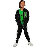 Bioworld Youth Boys Minecraft 3 pc Hoodie Jogger T-shirt combo