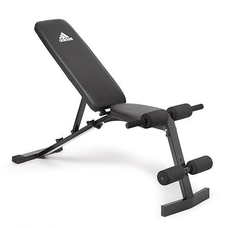 adidas Essential Utility Bench Trainingsbank, schwarz, One Size