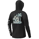 Palmyth Fishing Shirts for Men Long Sleeve Sun Protection Fishing Hoodie UPF 50+ Shirt Neck Gaiter