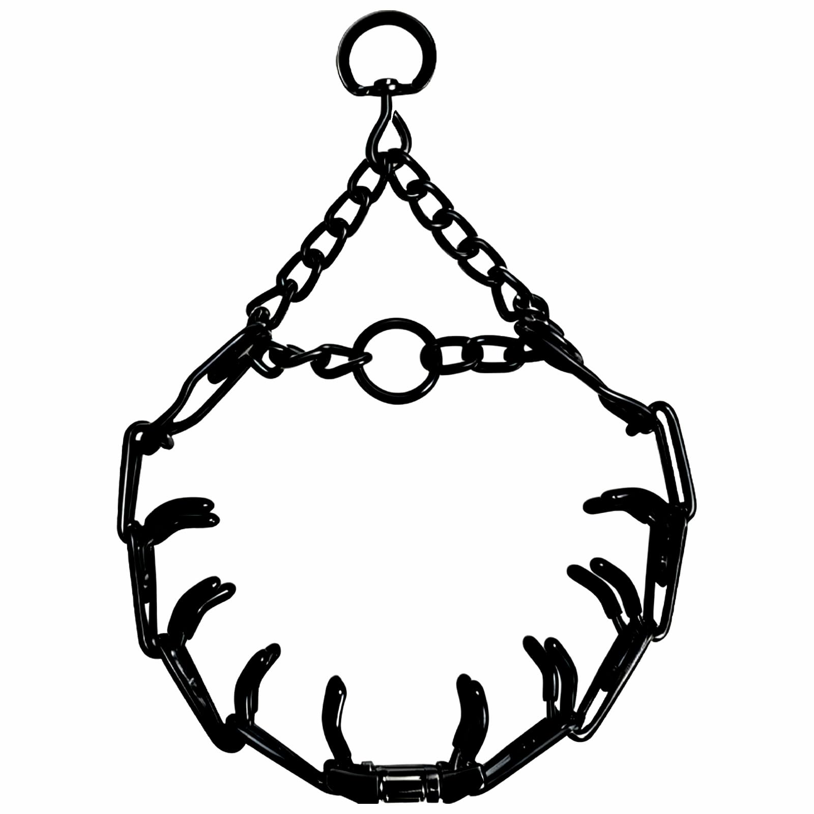 Photo 1 of Prong Training Collar for Dogs, Adjustable Dog Pinch Collar with Quick Release Buckle, No Pull Collar for Small Medium Large Dogs, Extra Link and Caps