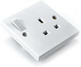 Status 13A Switched Single-Gang Wall Socket 250V White S1G13AWS8