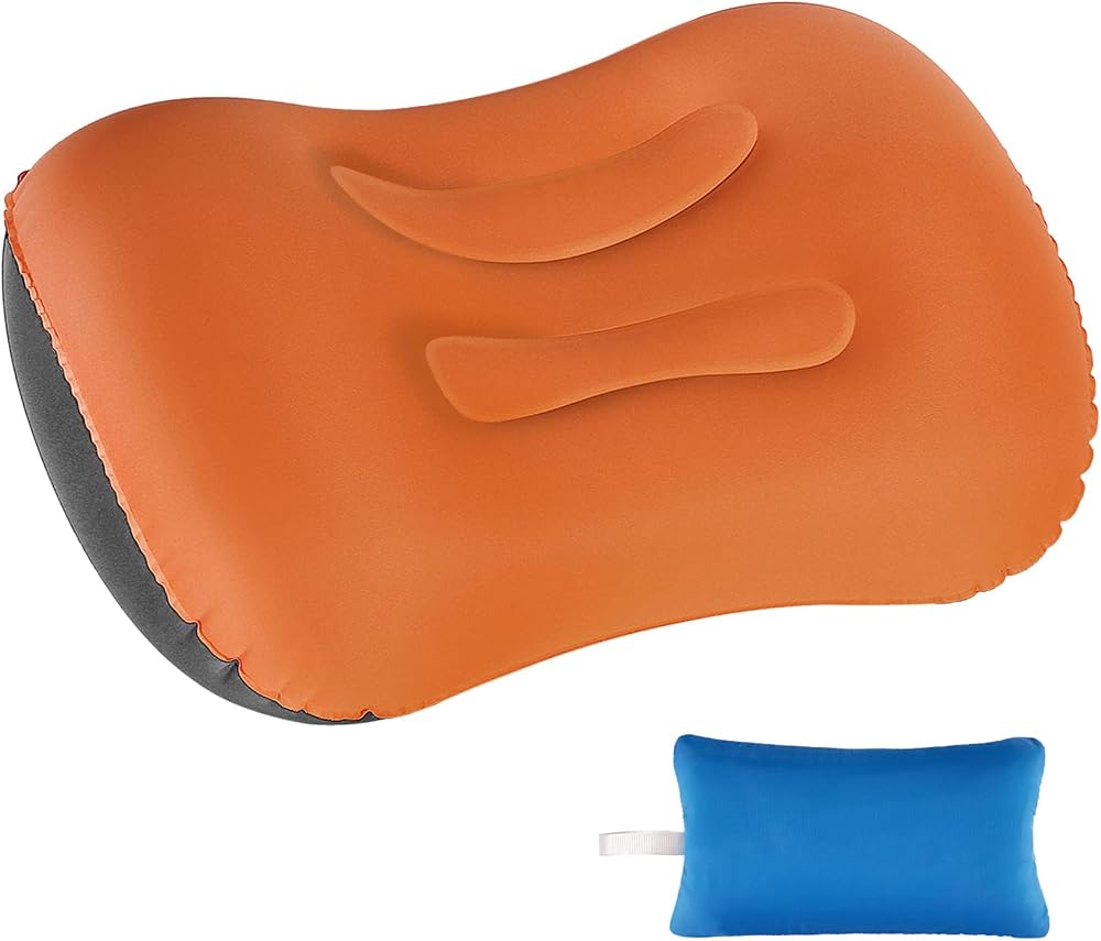 Eono Ultralight Inflatable Camping Pillow Ergonomic 100g Travel