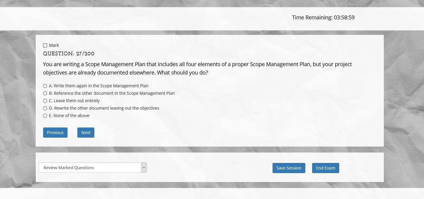 PMP Exam Prep: 6,000 unique Questions Simulation Software Based On PMBOK 6th Edition. 6,000 PMP Questions in One (Online Access Code Card) Windows, Mac, Smartphone