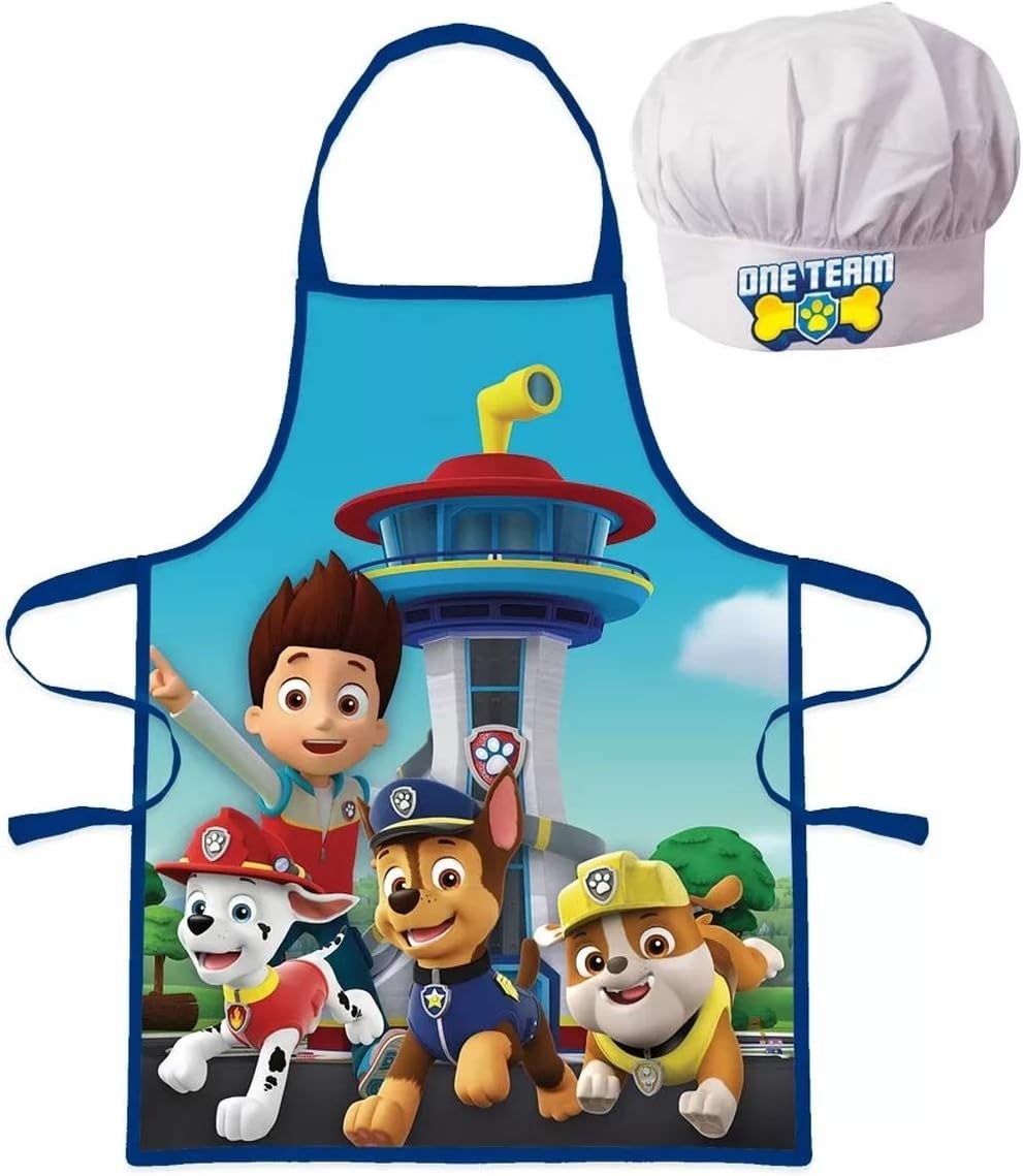 Paw Patrol Kinder Koch-Set Kochschürze und Kochmütze