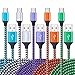 Micro USB Cable, Ailkin 5-Pack 6.6ft High Speed Nylon Braided Android Charging Cables for Samsung Galaxy J8/J7/S7/S6/Edge/Note5, Sony, Motorola, HTC, LG Android Tablets and More USB to Micro USB Cords primary