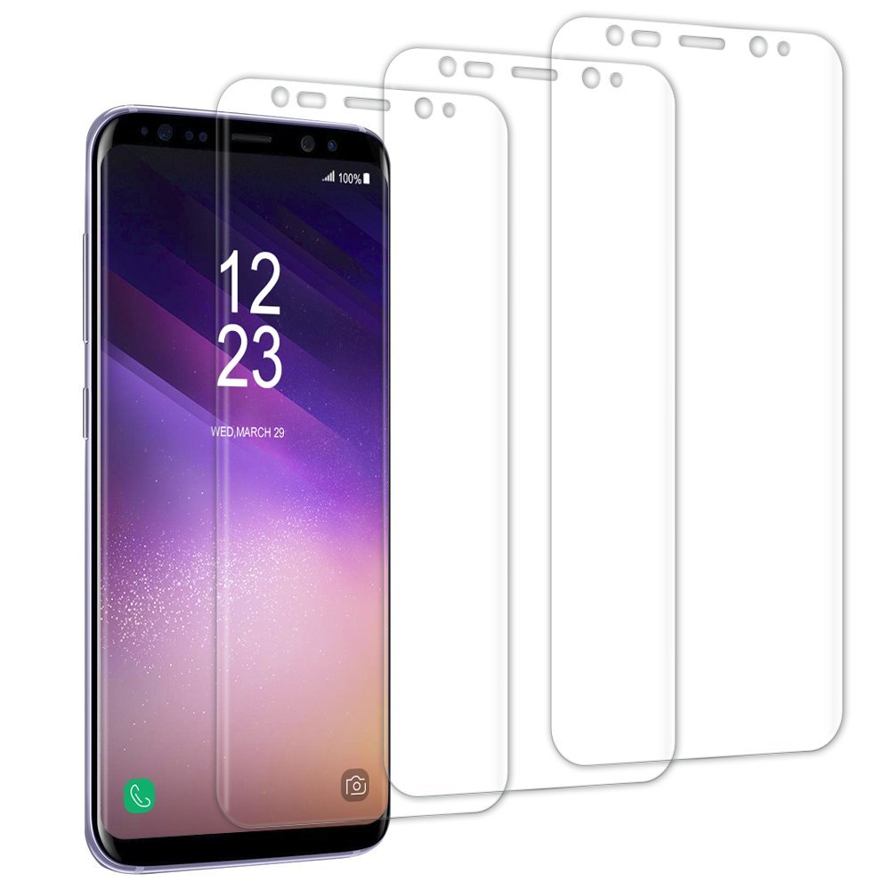 Schutzfolie für Samsung Galaxy S8, [3 Stück] TUCNIPUS Panzerglasfolie -3D Touch Kompatibel, Anti-Öl, Kratzer,Blasen und Fingerabdruck Displayschutzfolie für Samsung Galaxy S8 (5.8 Zoll)