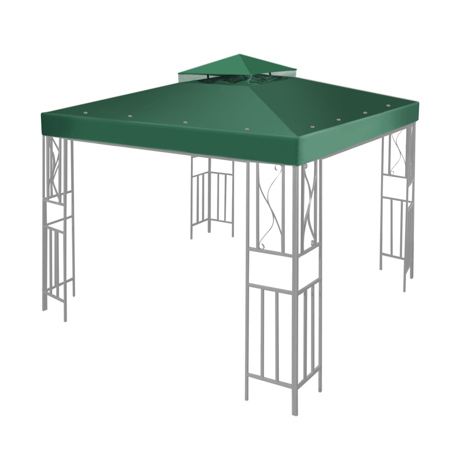 Amazoncom Flexzion 12x12 Gazebo Replacement Canopy Top Cover