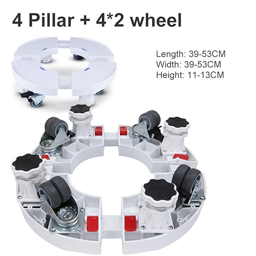 HANHJ Ronda Zócalo para Lavadora Nevera Base Ajustable con Pies ...