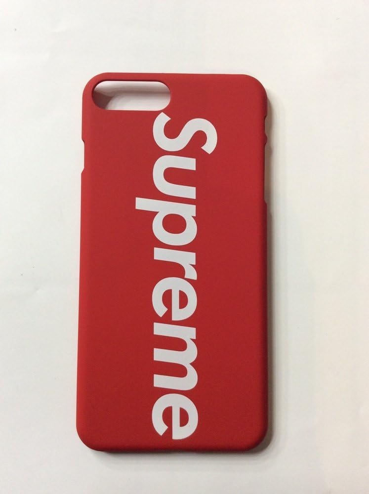 Sole Goodies Compatible iPhone 6 Plus / 6s Plus ONLY White Black Red Case Protective Durable Slim Fit SNAP Case/Cover/Jumpman/Jordan/Supreme/Shoe/Sneaker (Red Supreme 6 Plus / 6s Plus)