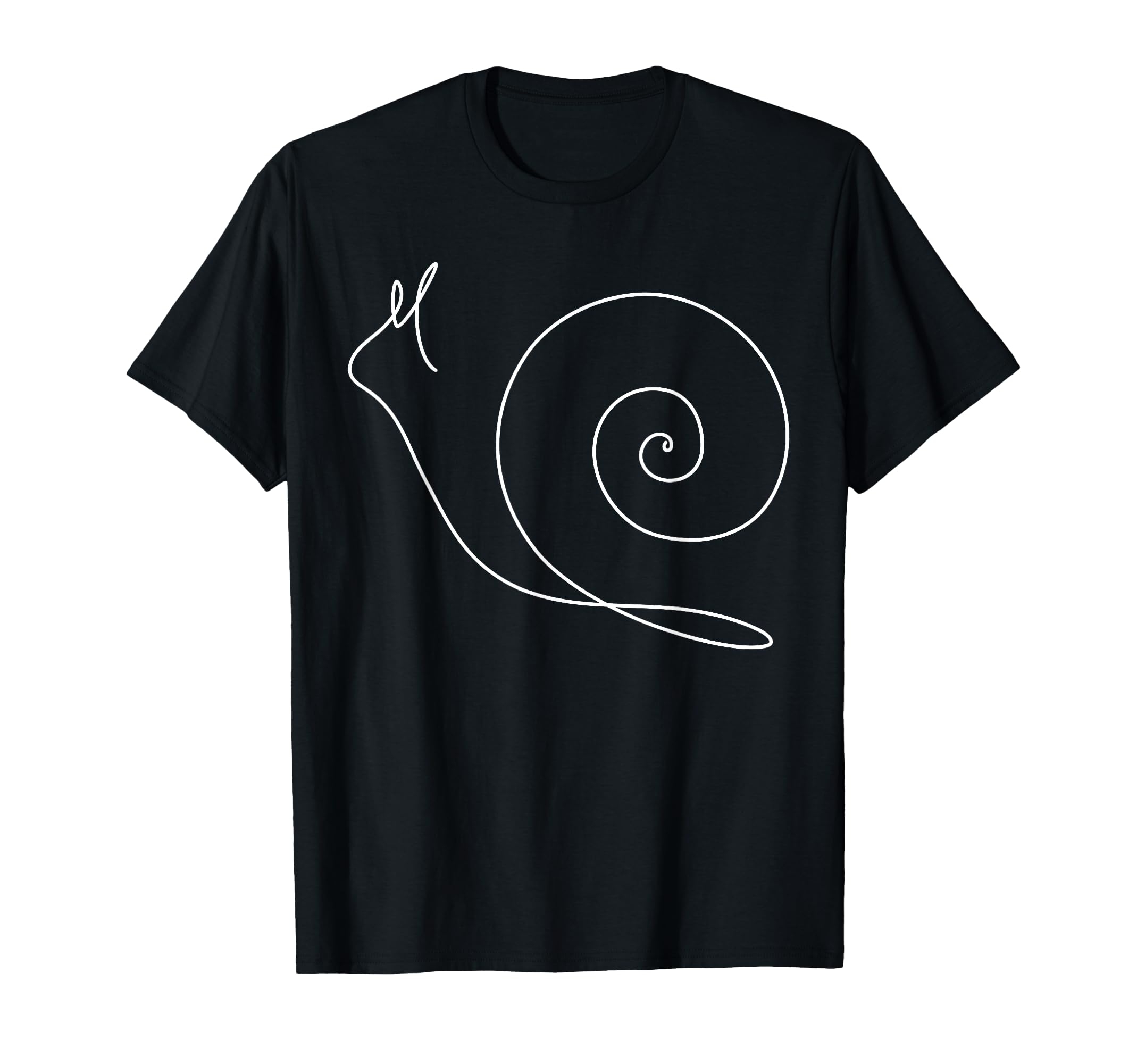 Photo 1 of *PURPLE* Minimalist Snail Tshirt - Minimalism - Outline Lineart Tee T-Shirt