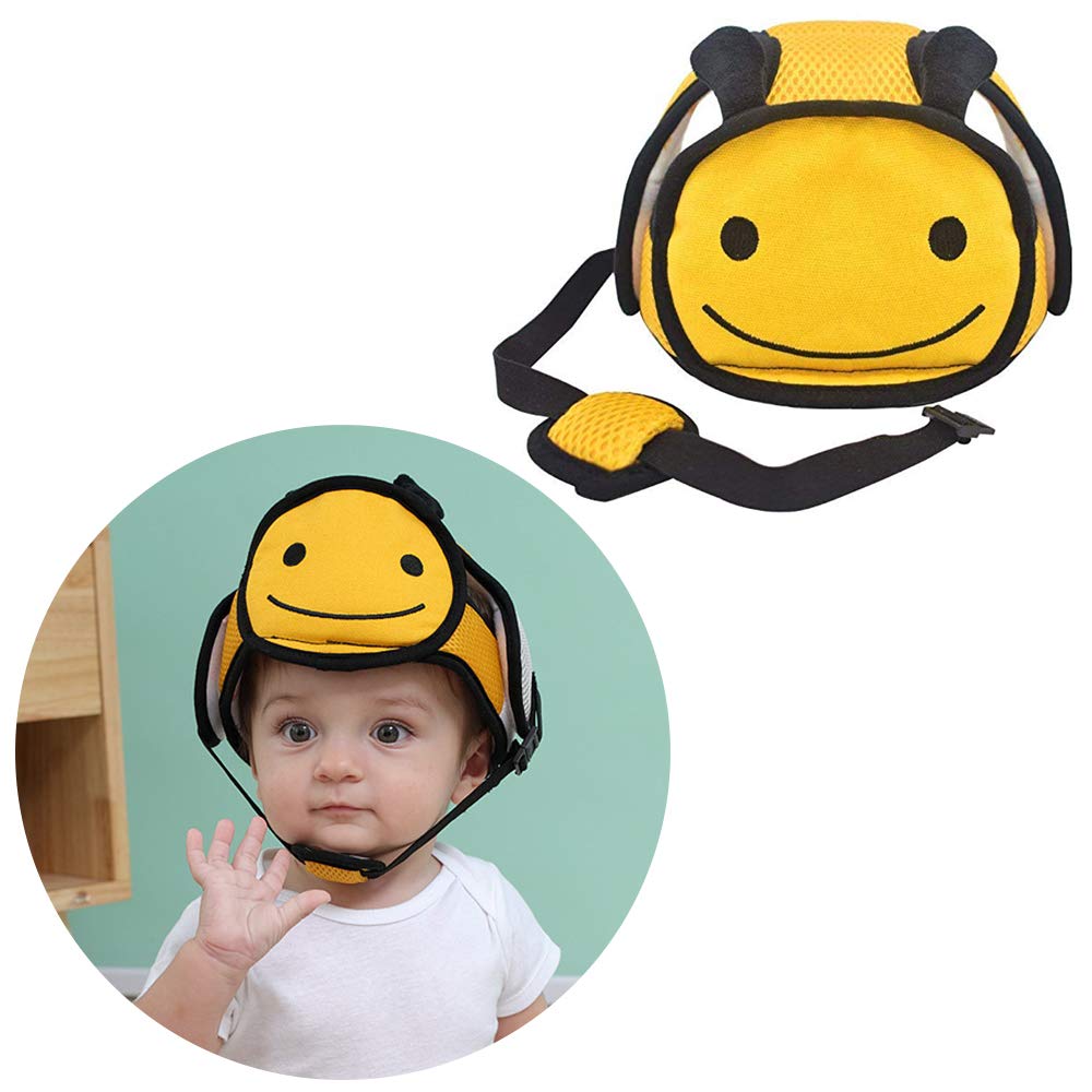 Baby Head Protector, Protective Harness Cap for Baby Infant, Baby Safety Hat Helmet for Toddlers Learn to Walk, Bee