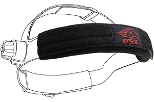 ARTIST UNKNOWN BSX Black Helmet Sweatbands (2Pc) - Unisex-Adult Sports Enthusiasts, Cyclists - Helmet Accessory - Modern - Lightweight