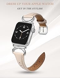 Minyee Leather Bands Compatible with Apple Watch