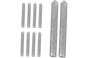 Hoement 10 Pcs Low Temperature Universal Welding Rods Aluminum Brazing Welding Sticks for Easy Repair