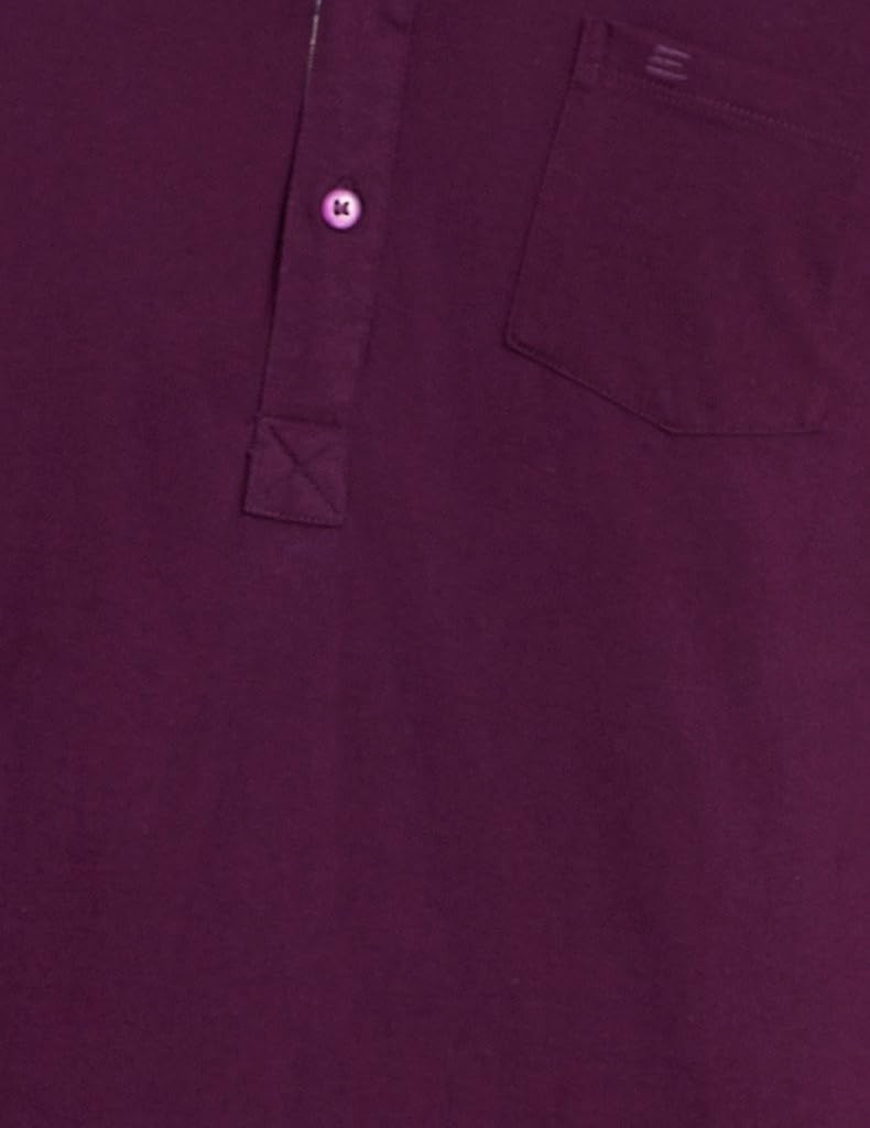 elaborado men's henley neck tshirt - imperial purple