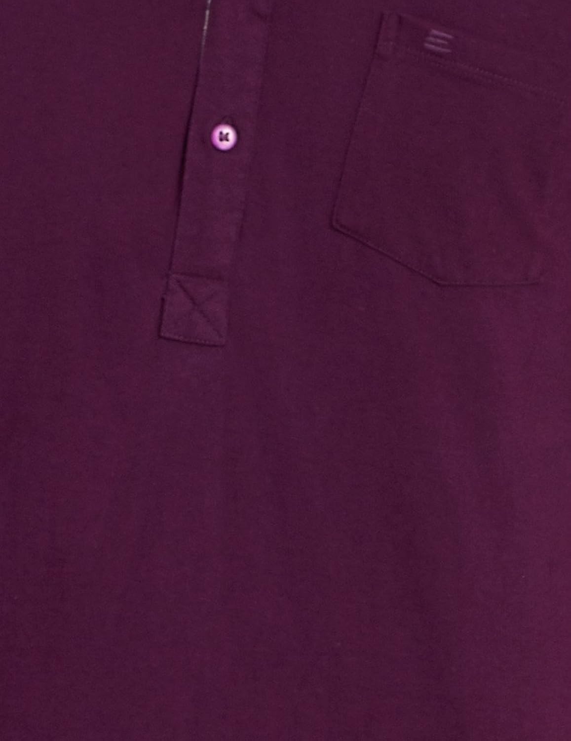 elaborado men's henley neck tshirt - imperial purple