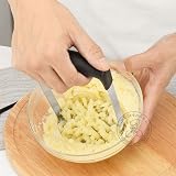 Starchef Stainless Steel Masher Ricer with Soft Handle Black view 7