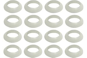 DASPARTS Push Rod Tube Seals - Silicone - 16 Pieces Compatible with Dune Buggy 113109345AS 113109345A 9153 00-9153-0