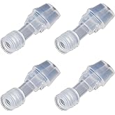 Dogxiong 4 Pack Kids Bottle Replacement Bite Valves Replacement for Contigo Water Bottles Bite Valve Multi-Pack for Silicone Water Bottles Bite Valve Replacement