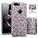 ESR iPhone X Case, 9H Tempered Glass Back Cover [Mimics the Glass Back of the iPhone X][Scratch-Resistant] + Soft Silicone Bumper [Shock Absorption] for the Apple iPhone X(Leopard)