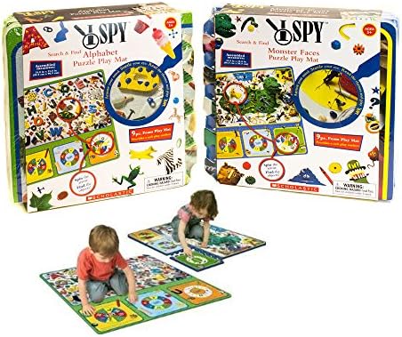 I Spy Monsters Faces and Alphabet Play Mat