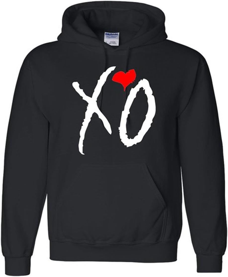 Black Adult XO The Weeknd Sweatshirt Hoodie