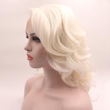 Fantasy Beauty Short White Platinum Blonde Heat Resistant Hair