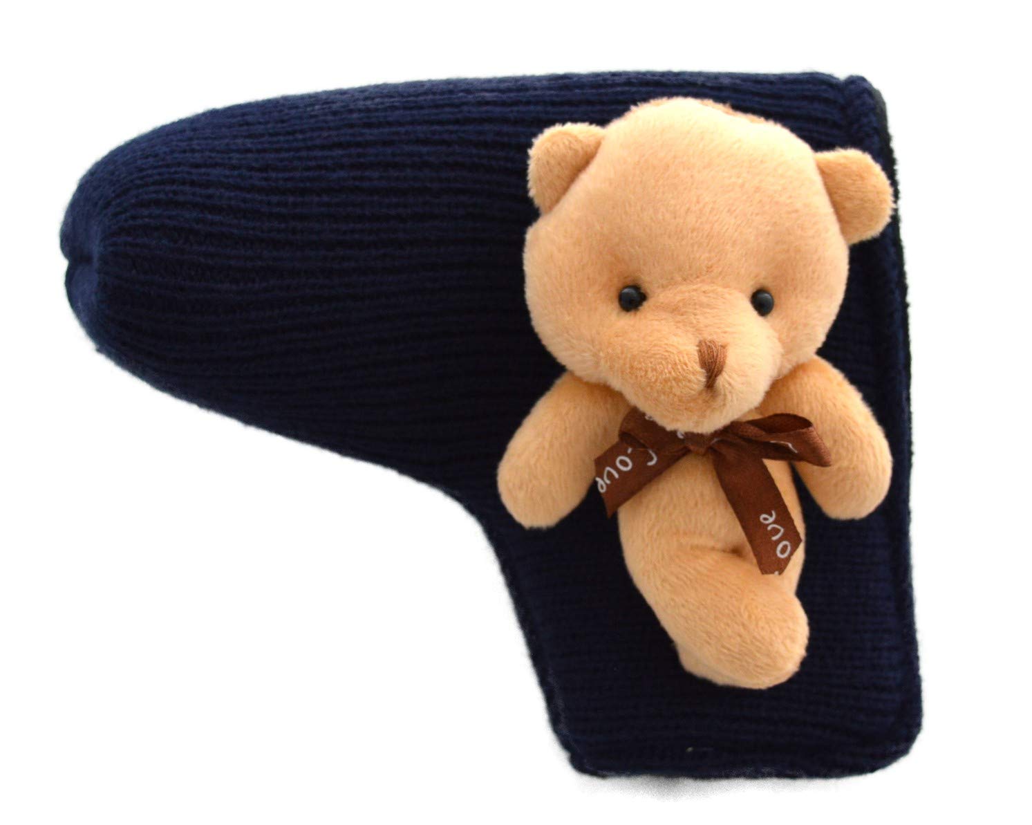 EVOLUTION GOLF NEW GIRLS OR LADIES HYBRID OR BLADE STYLE PUTTER HEADCOVER. EDDY THE TEDDY BEAR.