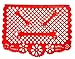 TexMex Fun Stuff Coco Inspired Paper Papel Picado, Multi-Colored Party Supplies Banner Decorations, 20 Panels