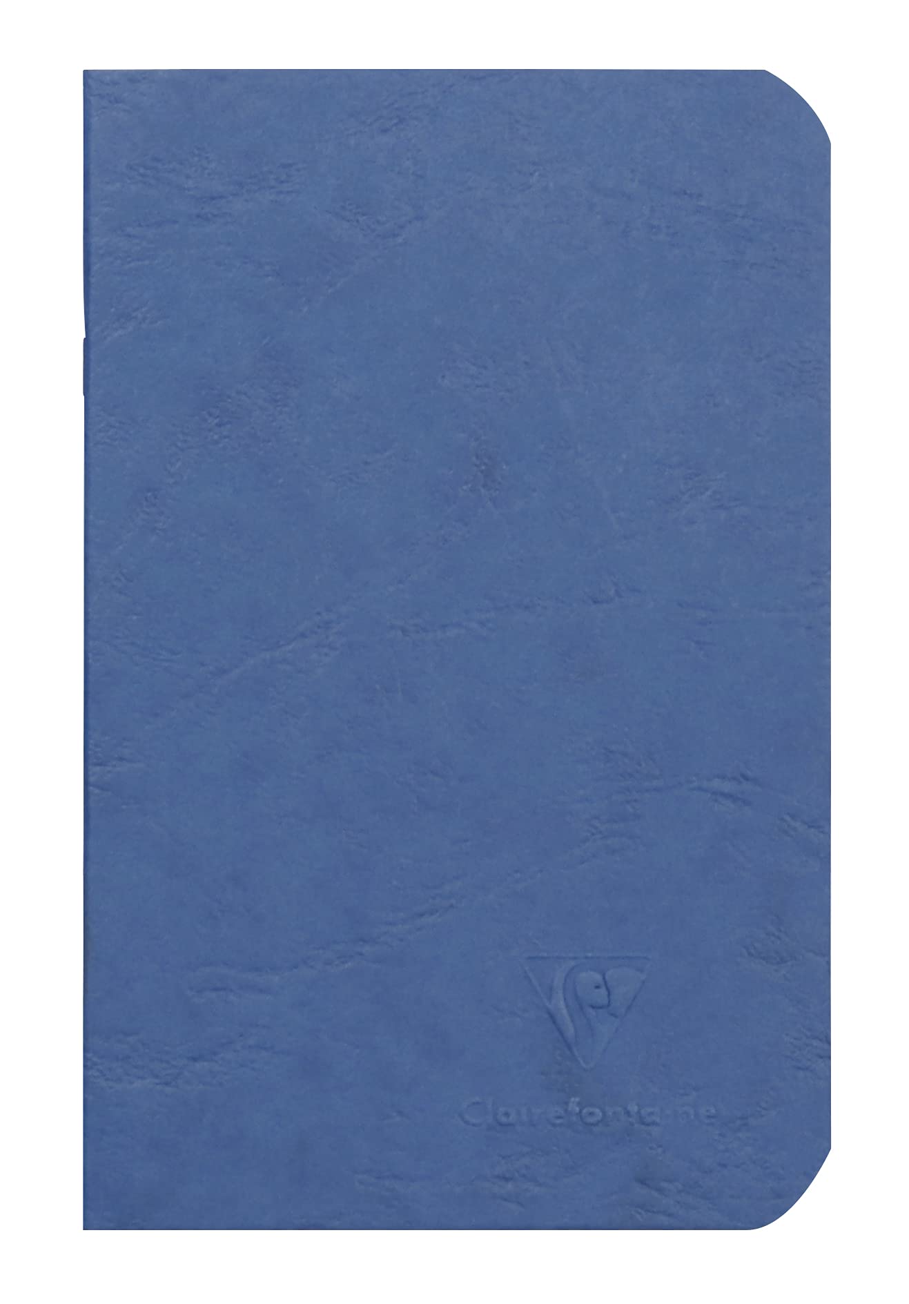 Clairefontaine Age Bag Notebook, 9 x 14 cm, Plain, 96 Pages - Blue