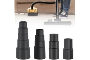 Vacuum Hose Adapters 4Pcs, Universal Hose Adapters 1-3/8 inch to 1-1/4 inch Vac Hose Adapter, 1-1/2 inch to 1-3/8" to 1-1/4",