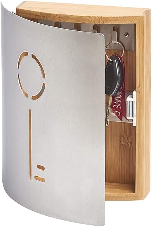 Zeller 13846 Armario para Llaves, Madera, Marrón, 21.5x6x24.5 cm: Amazon.es: Hogar