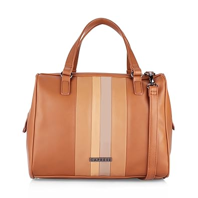 Caprese Milinda Womens Satchel (Brown)