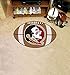 FANMATS 4319 Florida State Seminoles Football Rug - 20.5in. x 32.5in. | Sports Fan Home Decor Rug and Tailgating Mat - Arrow Head Logo, Brown