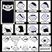 eBoot Half Skull Face Mask Motorcycle Face Mask Bandana Balaclava Headwear, 2 Pack (White)