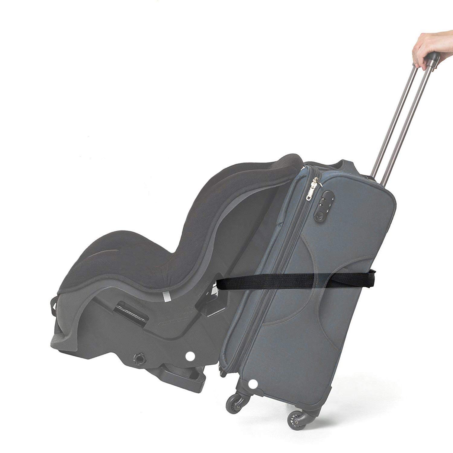 car seat rolling carrier