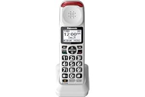 Panasonic Cordless Phone Handset Accessory Compatible with KX-TGM420W Series Cordless Phone Systems - KX-TGMA44W (White)
